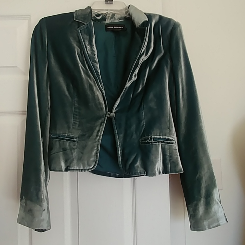 Club Monaco Velvet Blazer